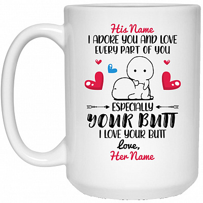 15 oz. White Mug