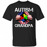 Autism Grandpa T-Shirt, Black, Unisex T-Shirt Autism Grandpa T-Shirt, Black, Unisex T-Shirt