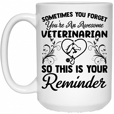15 oz. White Mug