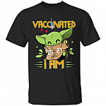 Vaccinated 2021 I'm T-Shirt, Black, Unisex T-Shirt Vaccinated 2021 I'm T-Shirt, Black, Unisex T-Shirt