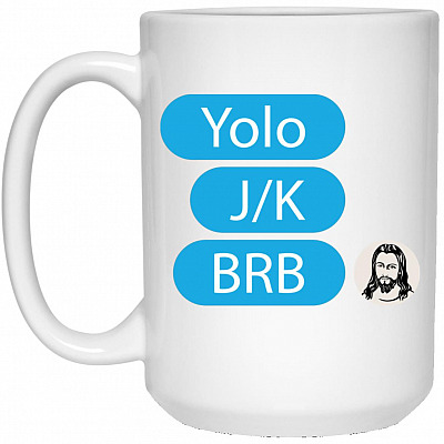 15 oz. White Mug