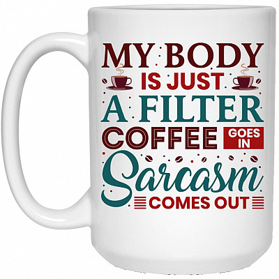 15 oz. White Mug