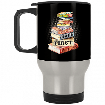 14 oz. Silver Travel Mug