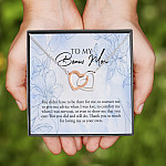 16Th. Bonus Mom You Didn't Have To Be There Interlocking Hearts Necklace