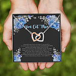 3HP. You Got This Interlocking Hearts Necklace