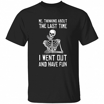 thinking, Black, Unisex T-Shirt