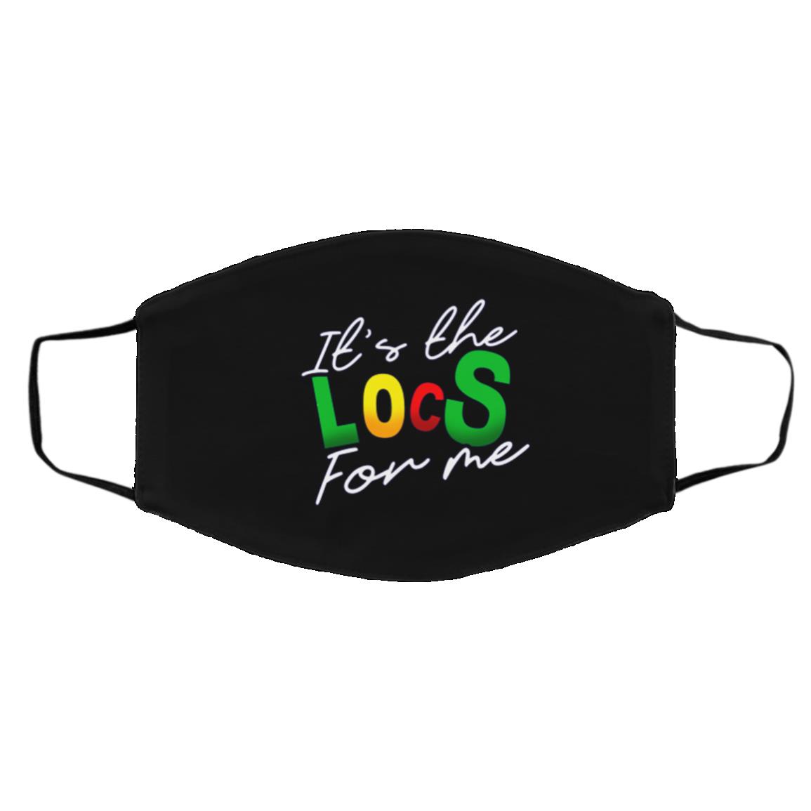 Loc-s mask, Black, Cloth Face Cover – Medium/Large