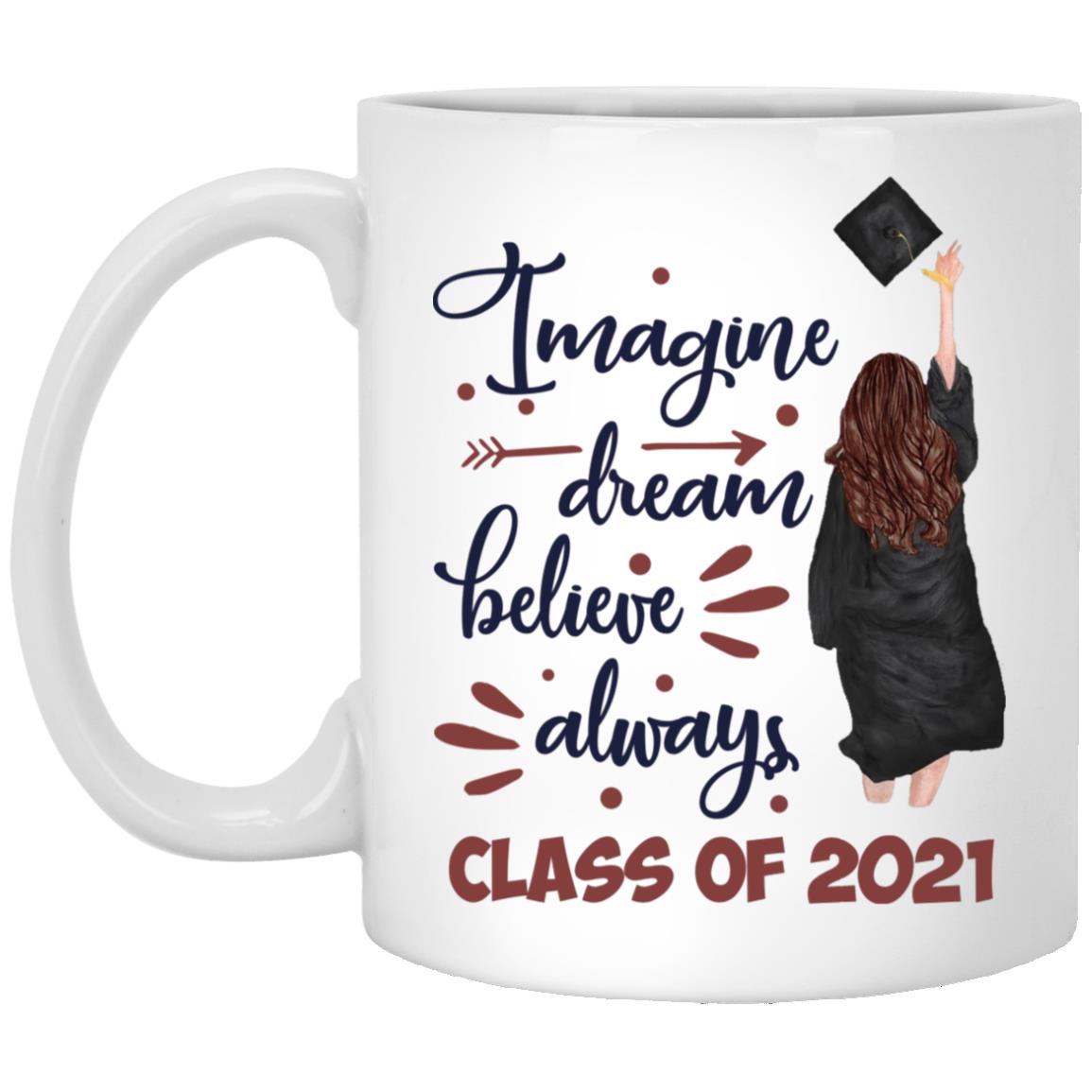 Imagine brrow Mug, White, 11 oz. White Mug