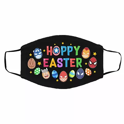 easter mask, White, Cloth Face Cover – Medium/Large