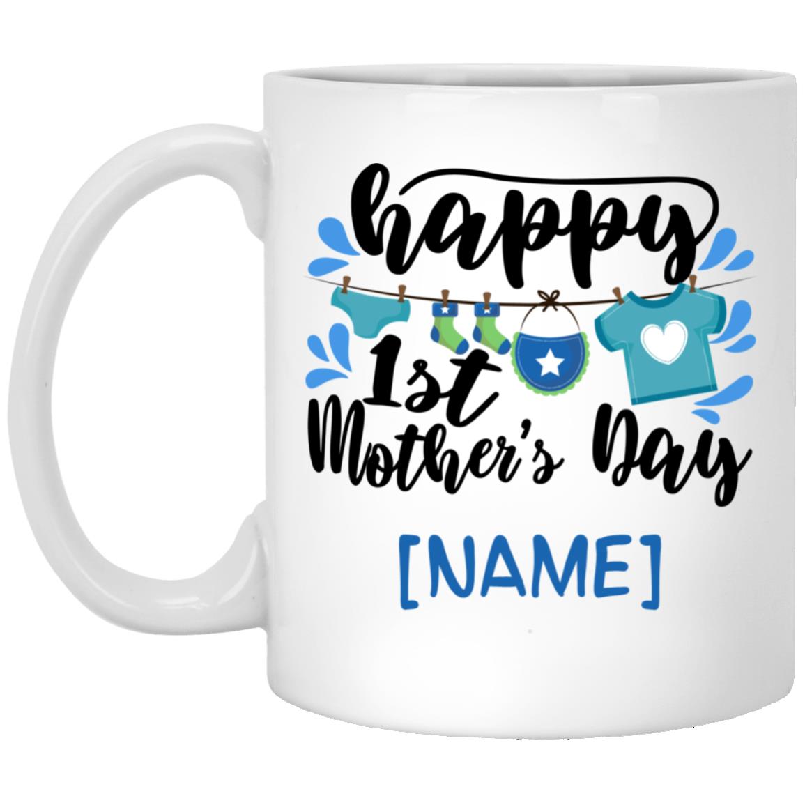 Personalized mom mug, White, 11 oz. White Mug