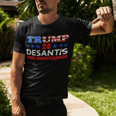 Alternative view of Trump Desantist 24 Make America Florida T-Shirt - Trump 2024 Shirt