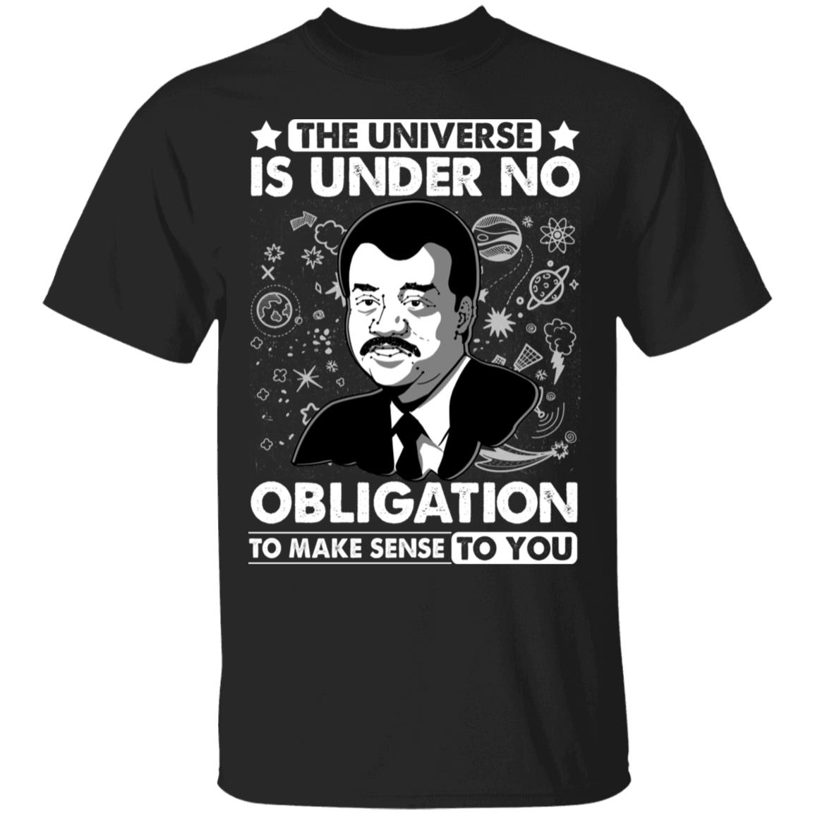 universe shirt, Black, Unisex T-Shirt