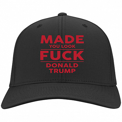Made You Look hat, Black, Twill Cap