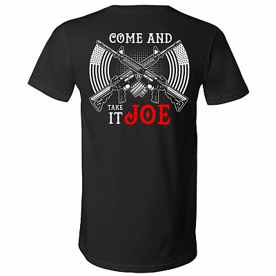 Come Back Tshirt, Black, V-Neck T-Shirt