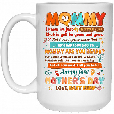 15 oz. White Mug