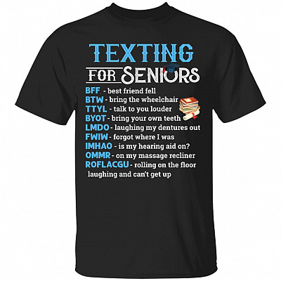 Seniors1 Shirt, Black, Unisex T-Shirt