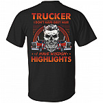 Trucker Tshirt, Black, Unisex T-Shirt Trucker Tshirt, Black, Unisex T-Shirt