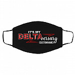 Personalized Mask, White, Cloth Face Cover – Medium/Large