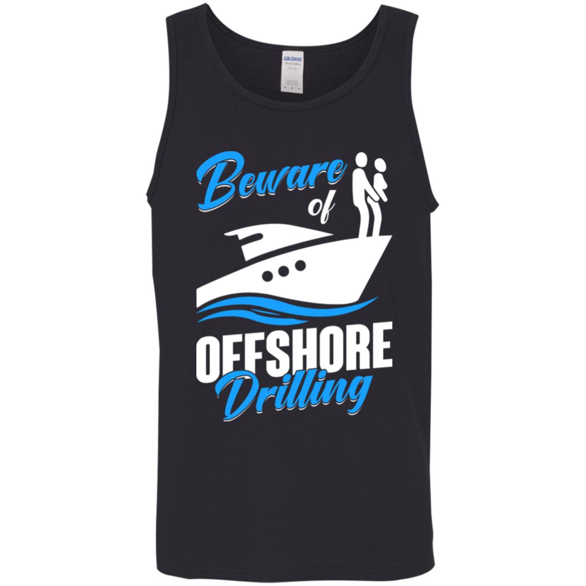 Beware Of Offshore, Black, Unisex Tank Top
