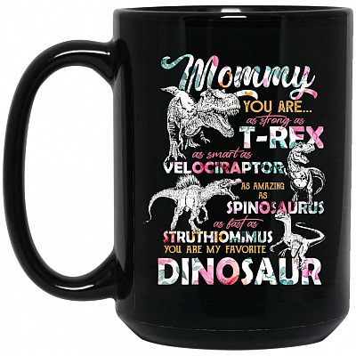 15 oz. Black Mug