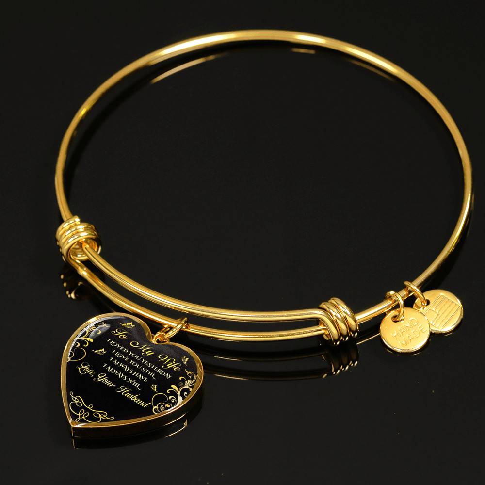 Personalized To My Wife I Loved You Yesterday I Love You Still I Always Have I Always Will Heart Pendant Necklace