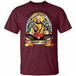 In Biden We Trust Saint Biden T-Shirt, Maroon, Unisex T-Shirt