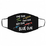 gun mask, Black, Cloth Face Cover – Medium/Large