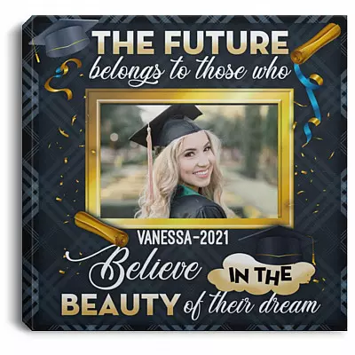 Personalized Photo future canvas, White, 0.75'' Framed Canvas