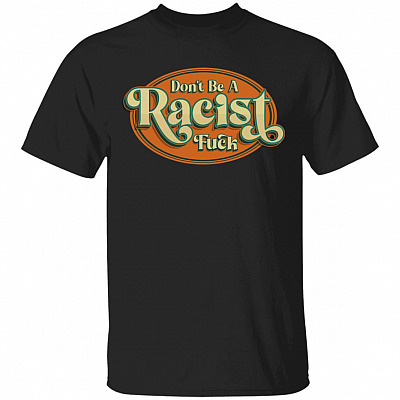 racist, Black, Unisex T-Shirt
