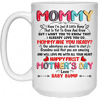 15 oz. White Mug
