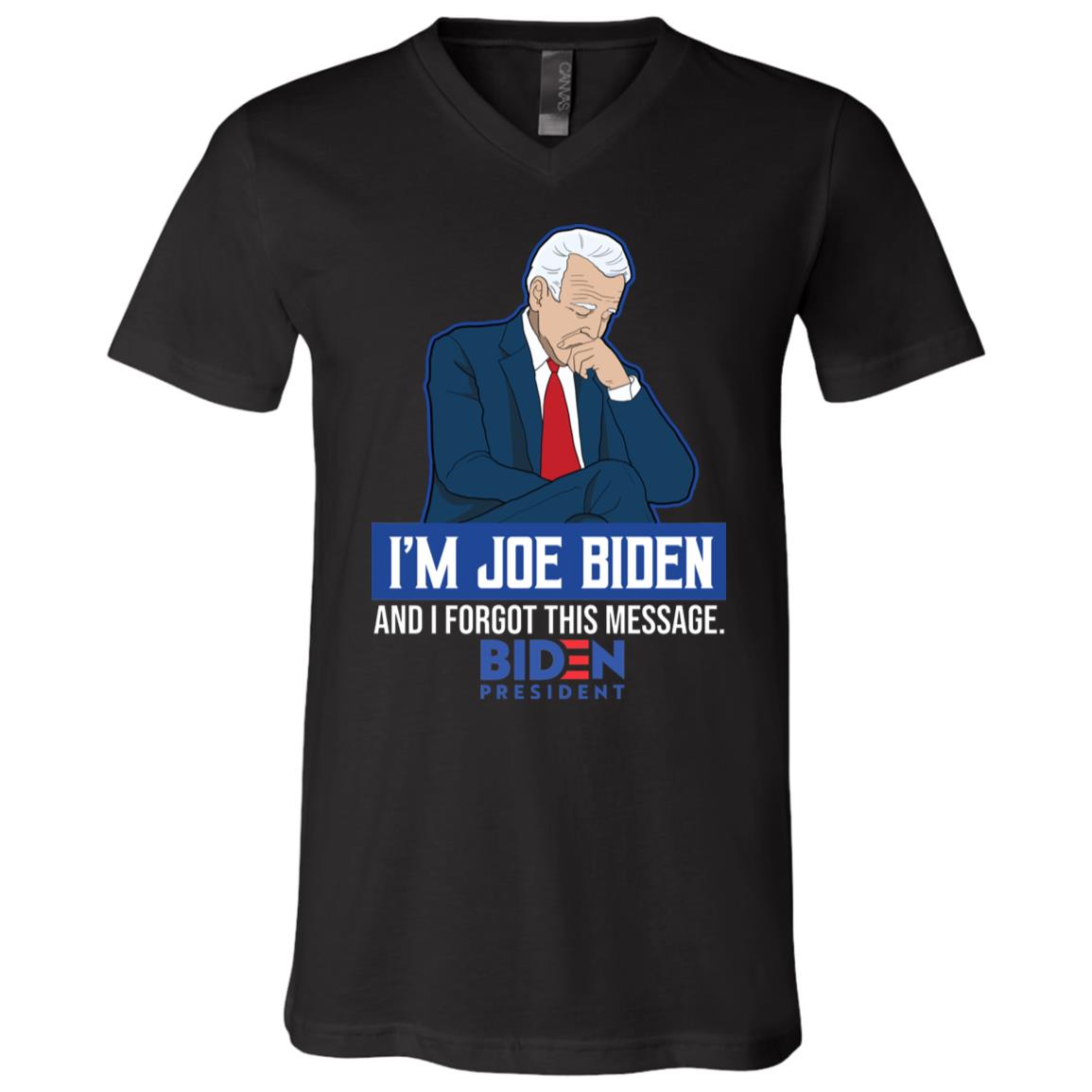 Joe tee, Black, V-Neck T-Shirt