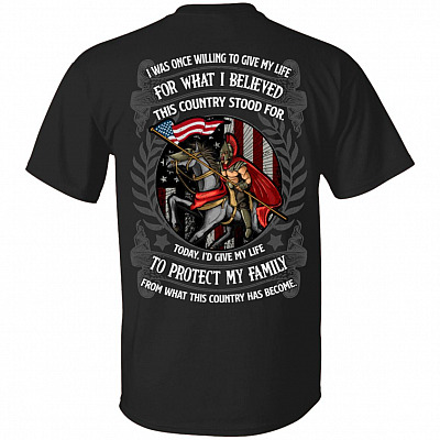 I Was Once Willing To Give My L T-Shirt Only, Black, Unisex T-Shirt