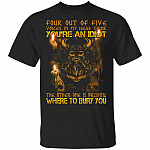 1N.Four Out Of Five Voice In My Head, Black, Unisex T-Shirt
