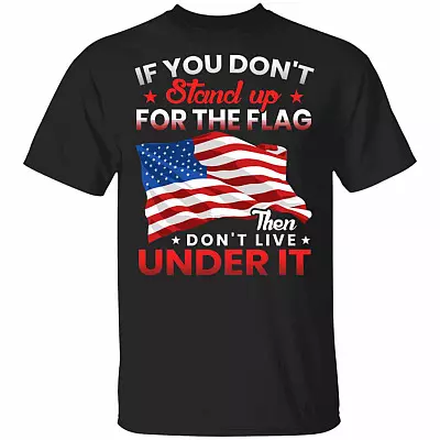 If You Don't Stand Up Tee, Black, Unisex T-Shirt