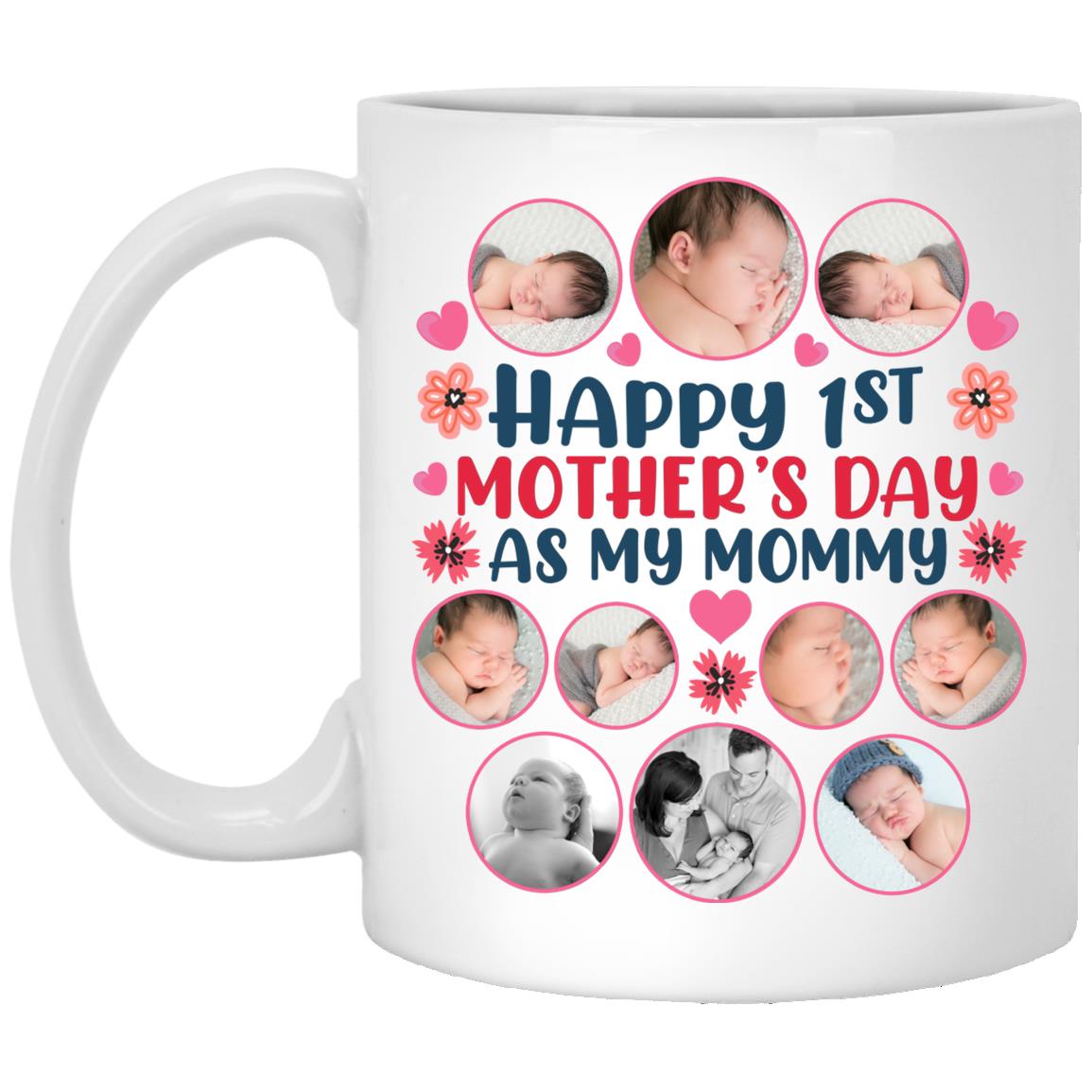 Personalized Photo Mug, White, 11 oz. White Mug