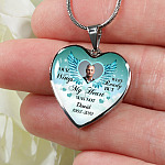 4VT. Your Wings Were Ready heart necklace mk2