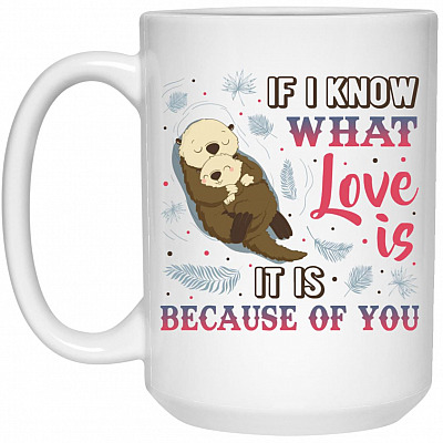 15 oz. White Mug
