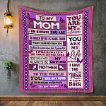 1LV. Mom Pink Wood_blanket Blanket Mockup 2
