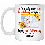 Personalized Custom Photo mother's day mug, White, 11 oz. White Mug Personalized Custom Photo mother's day mug, White, 11 oz. White Mug