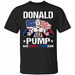 Donald Pump Tshirt, Black, Unisex T-Shirt