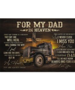 For my dad canvas, White, 0.75'' Framed Canvas
