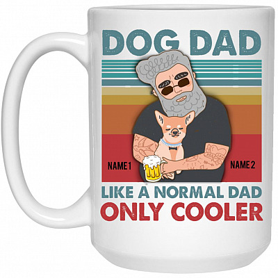 15 oz. White Mug