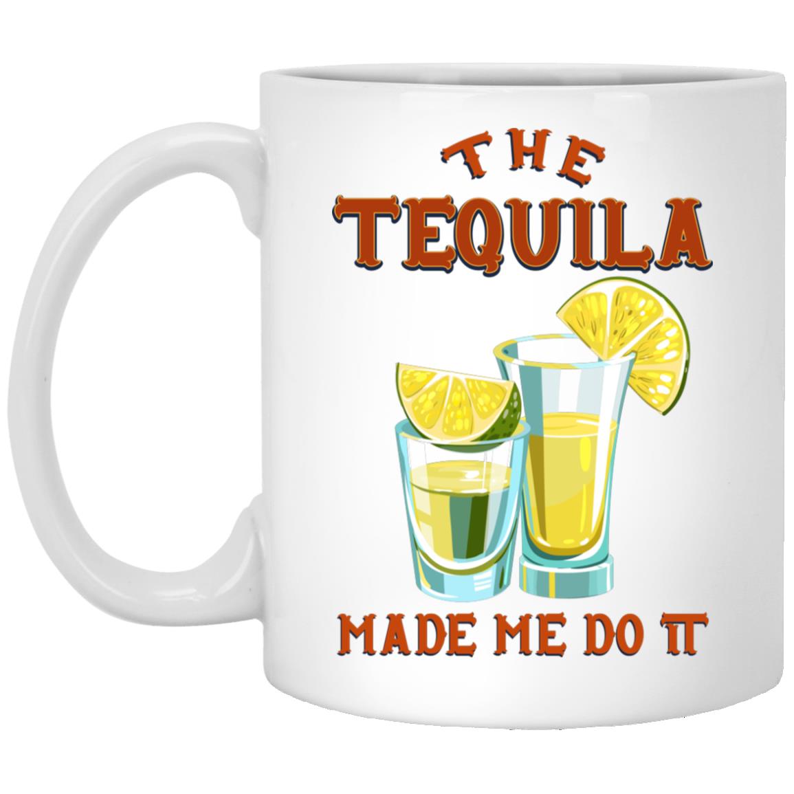 Tequila Mug, White, 11 oz. White Mug