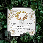 To My Bonus Daughter Not Flesh of My Flesh but Still Miraculously My Own Love Knot Pendant Necklace