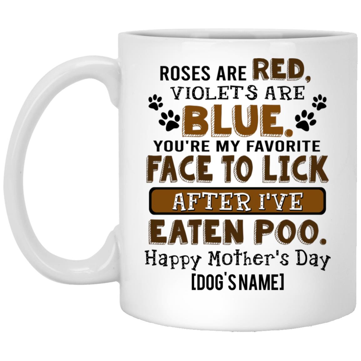 Personalized You're My Favorite Face Mug, White, 11 oz. White Mug