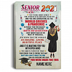Personalized Class of 2021 canvas, White, 0.75'' Framed Canvas Personalized Class of 2021 canvas, White, 0.75'' Framed Canvas