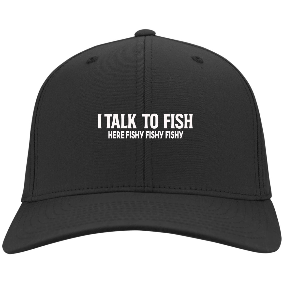 fissh cap, Black, Twill Cap