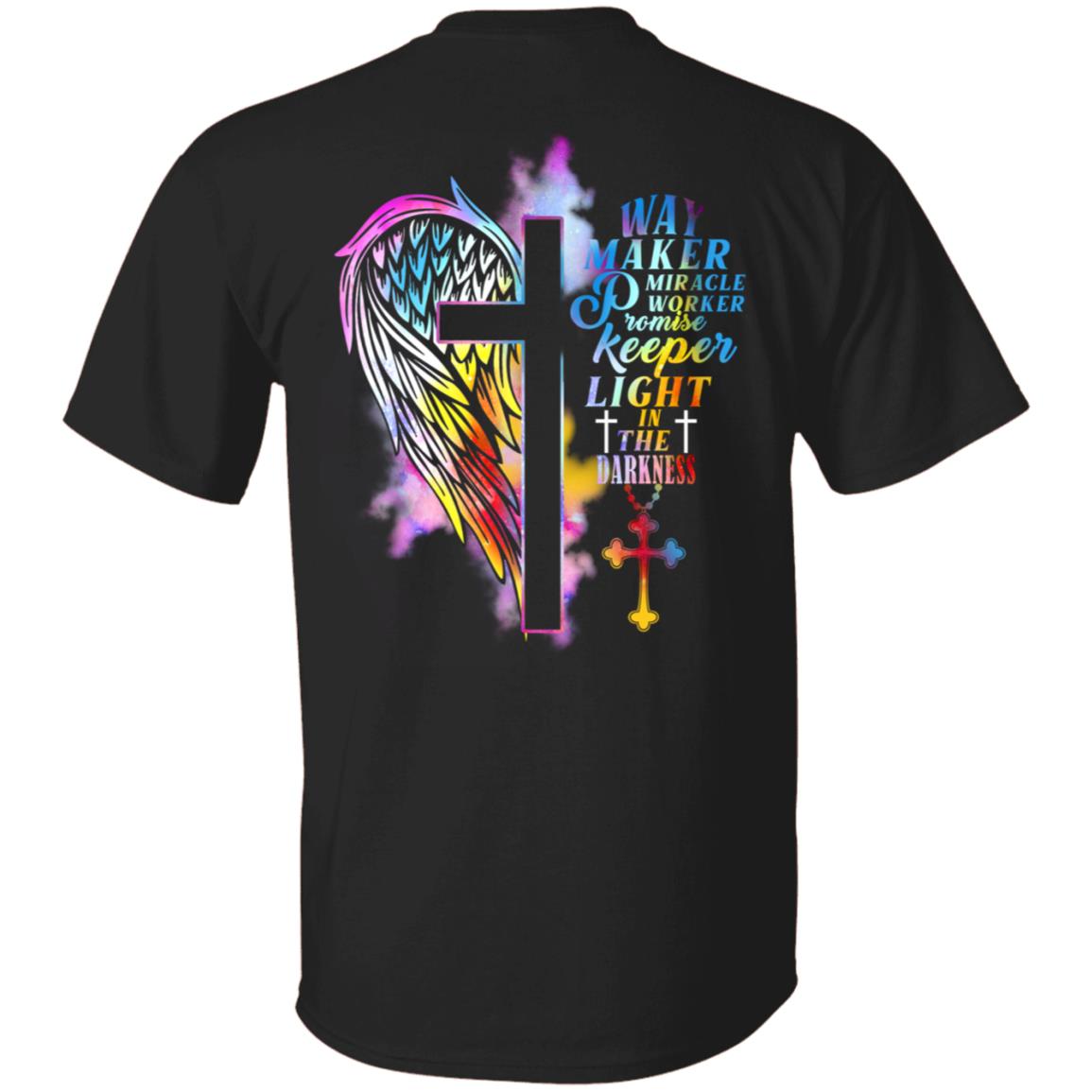 way maker BACK T, Black, Unisex T-Shirt