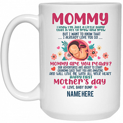 15 oz. White Mug