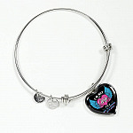 I'm Not Just A Wife I'm A Wife To A Husband With Wings Heart Pendant Necklace-Bangle I'm Not Just A Wife I'm A Wife To A Husband With Wings Heart Pendant Necklace-Bangle